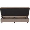 ΚΑΝΑΠΕΣ ΚΡΕΒΑΤΙ ANDRI ΤΡΙΘΕΣΙΟΣ ΜΠΕΖ HM3239.04 180x83x74Υ εκ.