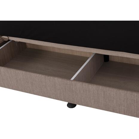 ΚΑΝΑΠΕΣ ΚΡΕΒΑΤΙ ANDRI ΤΡΙΘΕΣΙΟΣ ΜΠΕΖ HM3239.04 180x83x74Υ εκ.