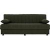 ΚΑΝΑΠΕΣ ΚΡΕΒΑΤΙ ANDRI ΤΡΙΘΕΣΙΟΣ DARK OLIVE HM3239.05 180x72x77 εκ.