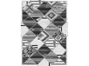 ΧΑΛΙ ΣΑΛΟΝΙΟΥ ETHNIC ΜΕ ΚΡΟΣΙΑ JOSIANE ΓΚΡΙ HM7675.21 160X230 εκ.