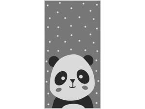 ΠΑΙΔΙΚΟ ΧΑΛΙ ΜΕ ΚΡΟΣΙΑ ΣΕΙΡΑ KIDDER HM7678.14 PANDA ΓΚΡΙ 80Χ150 εκ.