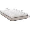 ΣΤΡΩΜΑ DREAMTOPIA ΣΕΙΡΑ ATLAS HM654.150 BONNELL SPRING 150x200x20Y εκ.