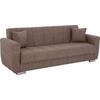 ΚΑΝΑΠΕΣ ΚΡΕΒΑΤΙ POLYA ΤΡΙΘΕΣΙΟΣ ΚΑΦΕ HM3240.02 215x80x77 εκ.