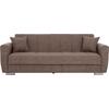 ΚΑΝΑΠΕΣ ΚΡΕΒΑΤΙ POLYA ΤΡΙΘΕΣΙΟΣ ΚΑΦΕ HM3240.02 215x80x77 εκ.