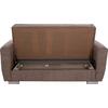 ΚΑΝΑΠΕΣ ΚΡΕΒΑΤΙ POLYA ΔΙΘΕΣΙΟΣ ΚΑΦΕ HM3241.02 153x87x77 εκ.