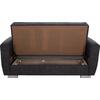 ΚΑΝΑΠΕΣ ΚΡΕΒΑΤΙ POLYA ΔΙΘΕΣΙΟΣ ΓΚΡΙ HM3241.03 153x87x77Υεκ.