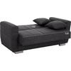 ΚΑΝΑΠΕΣ ΚΡΕΒΑΤΙ POLYA ΔΙΘΕΣΙΟΣ ΓΚΡΙ HM3241.03 153x87x77Υεκ.