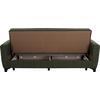 ΚΑΝΑΠΕΣ ΚΡΕΒΑΤΙ HEMA TΡΙΘΕΣΙΟΣ ΨΗΛΗ ΠΛΑΤΗ DARK OLIVE HM3242.05 215x84x88Υεκ.