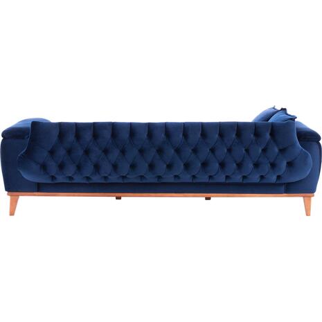 ΚΑΝΑΠΕΣ ΚΡΕΒΑΤΙ BENNINGTON ΤΡΙΘΕΣΙΟΣ ΜΠΛΕ HM3249.18 240x95x80 εκ.