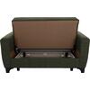 ΚΑΝΑΠΕΣ ΚΡΕΒΑΤΙ HEMA ΔΙΘΕΣΙΟΣ ΨΗΛΗ ΠΛΑΤΗ DARK OLIVE HM3243.05 160x84x88 εκ.