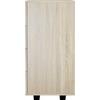 ΣΥΡΤΑΡΙΕΡΑ ME 4 ΣΥΡΤΑΡΙΑ THORG HM8996.01 ΜΕΛΑΜΙΝΗ ΣΕ SONAMA 80x40x83Yεκ.