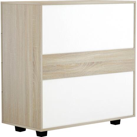 ΣΥΡΤΑΡΙΕΡΑ ME 4 ΣΥΡΤΑΡΙΑ THORG HM8996.01 ΜΕΛΑΜΙΝΗ ΣΕ SONAMA 80x40x83Yεκ.