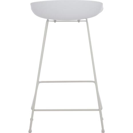 ΣΚΑΜΠΟ ΜΠΑΡ NAILA HM9299.01 ΛΕΥΚΟ ΜΕΣΑΙΟΥ ΥΨΟΥΣ 44x44x74Yεκ. (σετ 2 τεμαχίων)