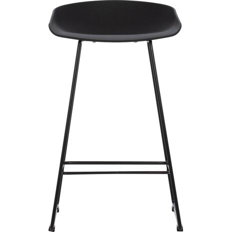 ΣΚΑΜΠΟ ΜΠΑΡ NAILA HM9299.02 ΜΑΥΡΟ ΜΕΣΑΙΟΥ ΥΨΟΥΣ 44x44x74Yεκ. (σετ 2 τεμαχίων)