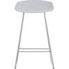 ΣΚΑΜΠΟ ΜΠΑΡ NAILA HM9299.01 ΛΕΥΚΟ ΜΕΣΑΙΟΥ ΥΨΟΥΣ 44x44x74Yεκ. (σετ 2 τεμαχίων)
