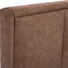 ΚΡΕΒΑΤΙ ALBA ΚΑΦΕ τ.NUBUCK HM636.21 ΓΙΑ ΣΤΡΩΜΑ 150x200 εκ.
