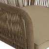 ΠΟΛΥΘΡΟΝΑ ΑΛΟΥΜΙΝΙΟΥ LOKKI HM5855.01 ΛΕΥΚΟ ΜΕ ΣΧΟΙΝΙ WICKER PE ΜΠΕΖ 56x66x82Υ εκ.