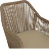 ΠΟΛΥΘΡΟΝΑ ΑΛΟΥΜΙΝΙΟΥ LOKKI HM5855.01 ΛΕΥΚΟ ΜΕ ΣΧΟΙΝΙ WICKER PE ΜΠΕΖ 56x66x82Υ εκ.