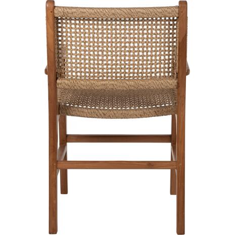 ΠΟΛΥΘΡΟΝΑ ΜΑΣΙΦ ΞΥΛΟ ΤEAK ΦΥΣΙΚΟ RATTAN ΣΧΟΙΝΙ 54Χ58Χ88Υεκ.HM9385.01