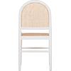 ΚΑΡΕΚΛΑ ΑΠΟ ΟΞΙΑ ΣΕ ΛΕΥΚΟ-RATTAN ΜΠΕΖ HM9407.03 43x50x87Yεκ.