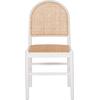ΚΑΡΕΚΛΑ ΑΠΟ ΟΞΙΑ ΣΕ ΛΕΥΚΟ-RATTAN ΜΠΕΖ HM9407.03 43x50x87Yεκ.
