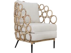ΠΟΛΥΘΡΟΝΑ RINGER HM9341 ΑΠΟ RATTAN-ΜΕΤΑΛΛΟ ΦΥΣΙΚΟ ΧΡΩΜΑ 65x69x86Y εκ. (Διάφορα χρώματα)