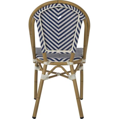 ΚΑΡΕΚΛΑ BAMBOO LOOK ΜΑΥΡΟ-ΛΕΥΚΟ HM5860.01 46x56x88Y εκ.