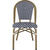 ΚΑΡΕΚΛΑ BAMBOO LOOK ΜΑΥΡΟ-ΛΕΥΚΟ HM5860.01 46x56x88Y εκ.