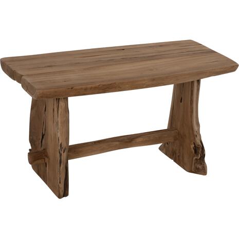 ΠΑΓΚΑΚΙ YEDI HM9347 ΑΠΟ ΜΑΣΙΦ ΞΥΛΟ TEAK ΦΥΣΙΚΟ 80X40X44Y εκ.