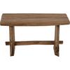 ΠΑΓΚΑΚΙ YEDI HM9347 ΑΠΟ ΜΑΣΙΦ ΞΥΛΟ TEAK ΦΥΣΙΚΟ 80X40X44Y εκ.