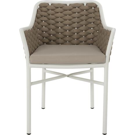 ΠΟΛΥΘΡΟΝΑ HM5858.02 ΛΕΥΚΗ ΜΕ ΣΧΟΙΝΙ ΜΠΕΖ 56x58x76Yεκ.