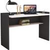 ΓΡΑΦΕΙΟ ΜΕΛΑΜΙΝΗΣ ΓΚΡΙ ΛΕΥΚΟ CLASSIKER HM9227.13 118x58x80Υεκ.