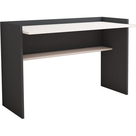ΓΡΑΦΕΙΟ ΜΕΛΑΜΙΝΗΣ ΓΚΡΙ ΛΕΥΚΟ CLASSIKER HM9227.13 118x58x80Υεκ.