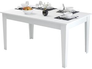 ΤΡΑΠΕΖΙ ΤΡΑΠΕΖΑΡΙΑΣ STANDARD HM9507.06 ΜΕΛΑΜΙΝΗ ΛΕΥΚΗ ΜΕ ΑΠΟΘΗΚ.ΧΩΡΟ 145x88x75Yεκ.