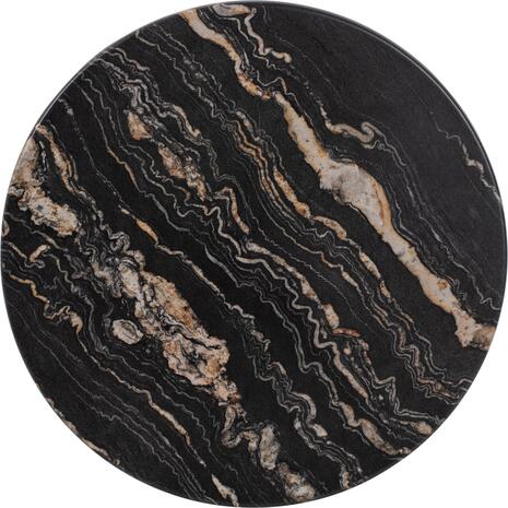 ΕΠΙΦΑΝΕΙΑ ΤΡΑΠΕΖΙΟΥ Φ60Χ2.5εκ. 5787 WERZALIT BLACK GOLD MARBLE HM5227.15
