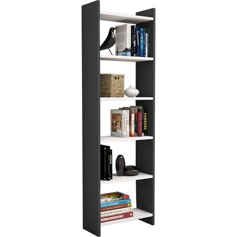 ΒΙΒΛΙΟΘΗΚΗ CLASSIKER HM9226.13 ΜΕΛΑΜΙΝΗΣ ΓΚΡΙ-ΛΕΥΚΟ 48,5x22x160Υεκ.