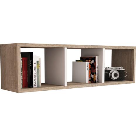 ΡΑΦΙΕΡΑ ΤΟΙΧΟΥ ΜΕΛΑΜΙΝΗΣ SONAMA & ΛΕΥΚΟ CLASSIKER HM9228.12 90x22x25,6Υ εκ.