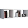 ΡΑΦΙΕΡΑ ΤΟΙΧΟΥ ΜΕΛΑΜΙΝΗΣ ΛΕΥΚΗ CLASSIKER HM9228.11 90x22x25,6Υ εκ.
