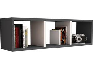ΡΑΦΙΕΡΑ ΤΟΙΧΟΥ ΜΕΛΑΜΙΝΗΣ ΓΚΡΙ & ΛΕΥΚΟ CLASSIKER HM9228.13 90x22x25,6Υ εκ.