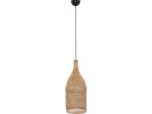 ΦΩΤΙΣΤΙΚΟ ΟΡΟΦΗΣ CARBOY HM7884 ΚΡΕΜΑΣΤΟ ΑΠΟ RATTAN ΣΕ ΦΥΣΙΚΟ ΧΡΩΜΑ Φ28x163,5Yεκ.