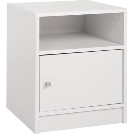 ΚΟΜΟΔΙΝΟ ΜΕΛΑΜΙΝΗΣ MALORY HM2205.05 ΛΕΥΚO 40x40x50Yεκ. (Λευκό)