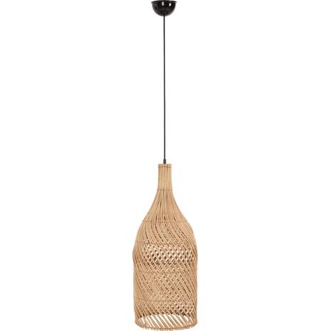 ΦΩΤΙΣΤΙΚΟ ΟΡΟΦΗΣ HM7885 ΚΡΕΜΑΣΤΟ ΑΠΟ RATTAN ΣΕ ΦΥΣΙΚΟ ΧΡΩΜΑ Φ23x148Yεκ.
