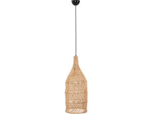 ΦΩΤΙΣΤΙΚΟ ΟΡΟΦΗΣ THEON HM7888 ΚΡΕΜΑΣΤΟ ΑΠΟ RATTAN ΣΕ ΦΥΣΙΚΟ ΧΡΩΜΑ Φ22x148Υ εκ.