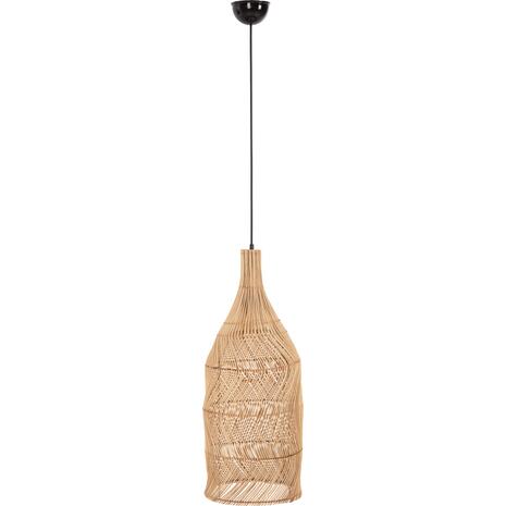 ΦΩΤΙΣΤΙΚΟ ΟΡΟΦΗΣ THEON HM7888 ΚΡΕΜΑΣΤΟ ΑΠΟ RATTAN ΣΕ ΦΥΣΙΚΟ ΧΡΩΜΑ Φ22x148Υ εκ.