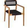 ΠΟΛΥΘΡΟΝΑ CHARLOTTE HM9637.02 ΞΥΛΟ TEAK & ΜΑΥΡΟ ΣΧΟΙΝΙ--B'ΔΙΑΛΟΓΗΣ 59x54x83Y