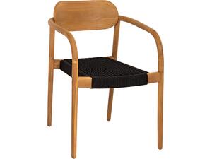 ΠΟΛΥΘΡΟΝΑ OSLO HM9636.02 ΞΥΛΟ TEAK ΦΥΣΙΚΟ & ΣΧΟΙΝΙ--B’ΔΙΑΛΟΓΗΣ 55x54x80Y εκ.