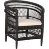ΠΟΛΥΘΡΟΝΑ MALAWI HM9635.03 ΞΥΛΟ ΜΑΟΝΙ ΜΕ RATTAN ΜΑΥΡΟ--Β'ΔΙΑΛΟΓΗΣ 80x70x86Υεκ.