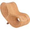 ΠΟΛΥΘΡΟΝΑ CURVY LOUNGE HM9645.01 ΑΠΟ RATTAN ΣΕ ΦΥΣΙΚΗ ΑΠΟΧΡΩΣΗ 63x128x97Y εκ.