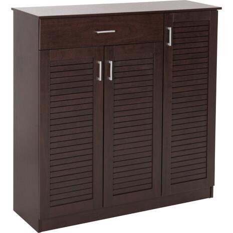 ΠΑΠΟΥΤΣΟΘΗΚΗ-ΝΤΟΥΛΑΠΑ PROBY HM9607.01 ΜΕΛΑΜΙΝΗ WENGE 120x37,5x121,5Υεκ.