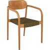 ΠΟΛΥΘΡΟΝΑ OSLO HM9636.05 ΞΥΛΟ TEAK ΦΥΣΙΚΟ & ΣΧΟΙΝΙ--B’ΔΙΑΛΟΓΗΣ 55x54x80Yεκ.